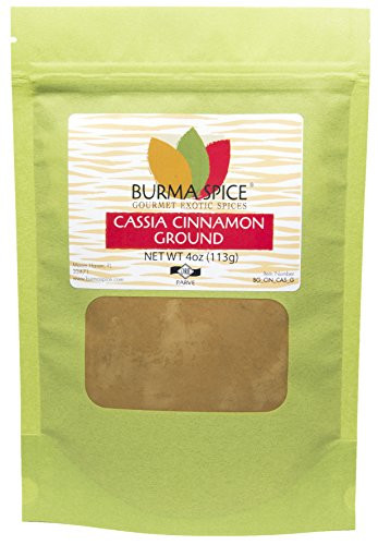 Cassia Cinnamon  Ground   Sweet  Classic Cinnamon Flavor   Great for Sweets and Desserts 4 oz