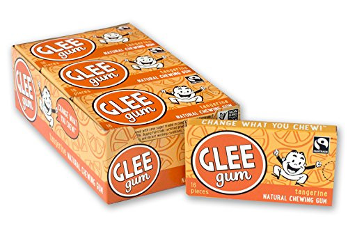 Glee Gum Tangerine  16 Piece Boxes  Pack of 12
