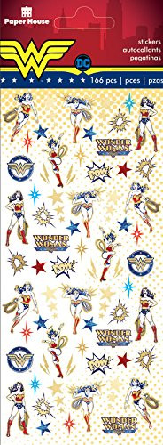 Paper House Productions Stickers Micro-Wonder Woman (3 Pack), Piece