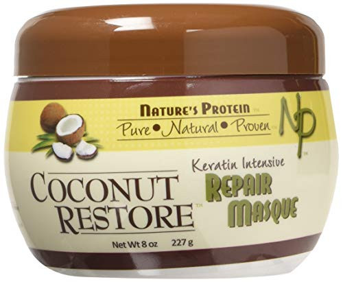 Nature s Protein Natures Protein Coconut Restore Keratin Intensive Repair Masque 8oz  8 Oz