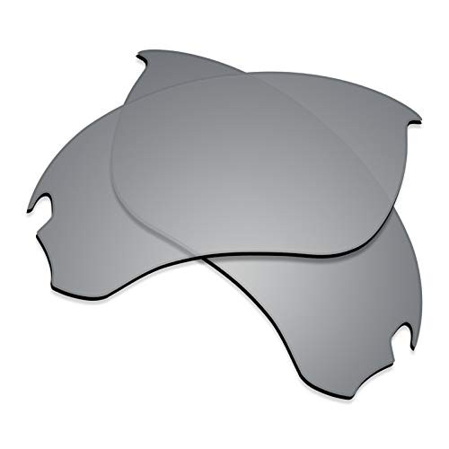 Flugger Replacement Lenses for Oakley Flak Draft OO9364 Sunglass   Polarized Titanium