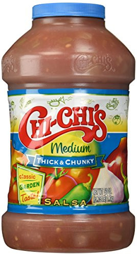 Chi Chis Medium Thick   Chunky Salsa Net wt 60 oz