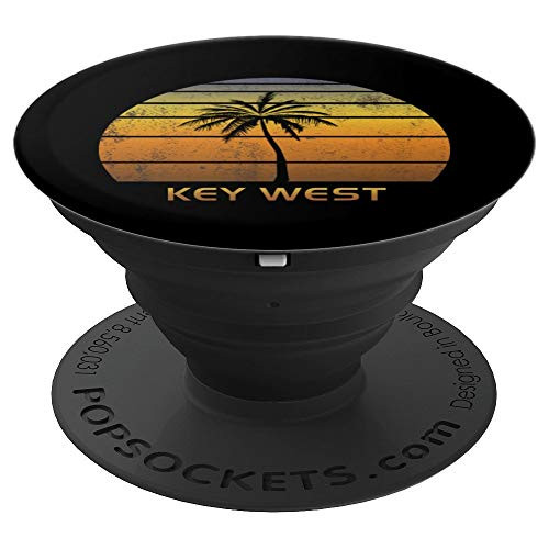 Key West Florida Retro Vacation Souvenir PopSockets Grip and Stand for Phones and Tablets
