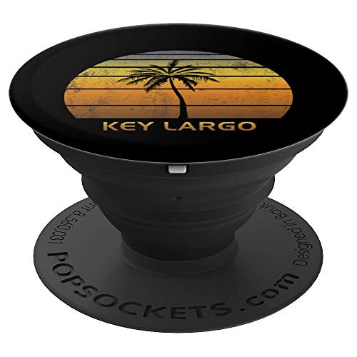 Key Largo Florida Retro Vacation Souvenir PopSockets Grip and Stand for Phones and Tablets