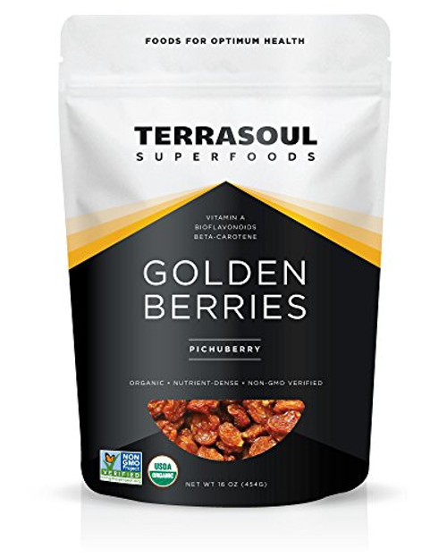 Terrasoul Superfoods Organic Golden Berries  16 ounces