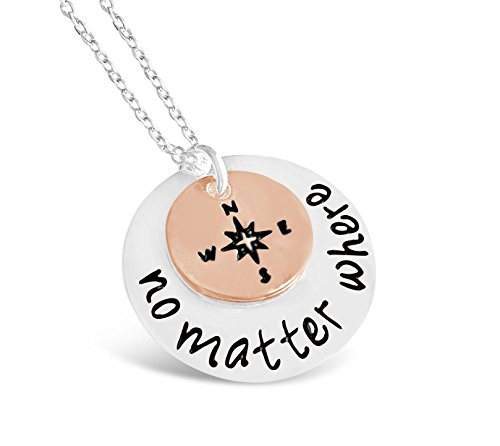 Rosa Vila No Matter Where Necklace Compass Necklace For Women Long Distance Friendship Necklace Compass Jewelry for Women Best Friends Necklaces Rosa Vila No Matter Where Necklace Compass Necklace For Women Long Distance Friendship Necklace Compass Jewelry for Women Best Friends Necklaces