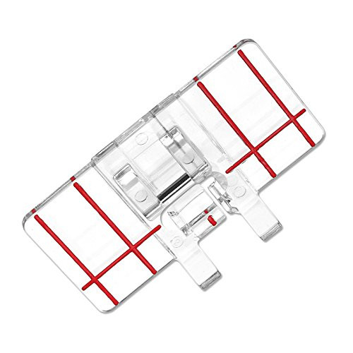 DREAMSTITCH 200434003 Snap On Border Guide Presser Foot Parallel Stitch Foot for Janome Elna Sewiing Machine 200434003 DREAMSTITCH 200434003 Snap On Border Guide Presser Foot Parallel Stitch Foot for Janome Elna Sewiing Machine 200434003