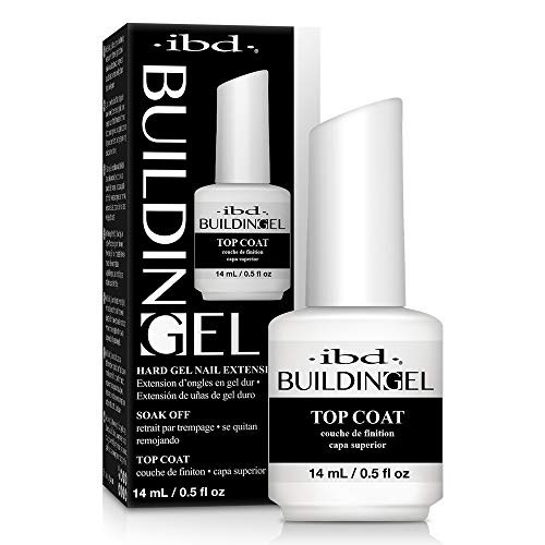 IBD Building Gel  Hard Gel Nail Extension  Top Coat  0 5 oz