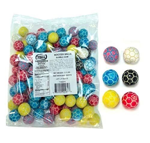 Super Sports Balls Bubble Gum 2 Pound Bag  SOCCER BALLS
