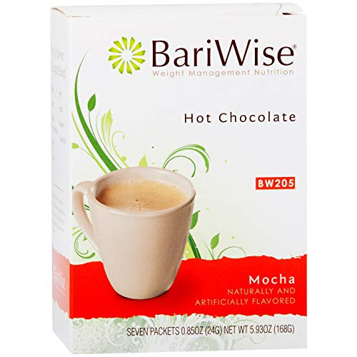BariWise High Protein Hot Cocoa   Instant Low Carb  Low Calorie Hot Chocolate Mix with 15g Protein   Mocha  7 Count