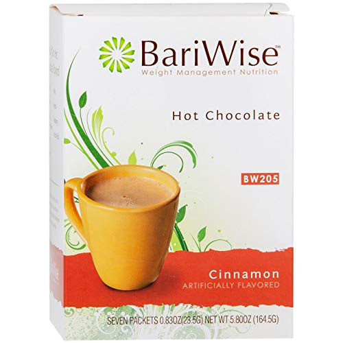 BariWise High Protein Hot Cocoa   Instant Low Carb  Low Calorie Hot Chocolate Mix with 15g Protein   Cinnamon  7 Count