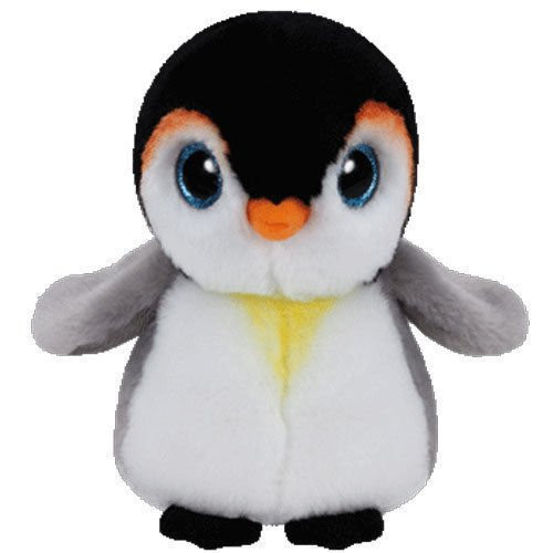 Ty Beanie Baby PONGO the Penguin Glitter Eye 6`` Small Plush Stuff Animal (New ) .HN#GG_634T6344 G134548TY98518