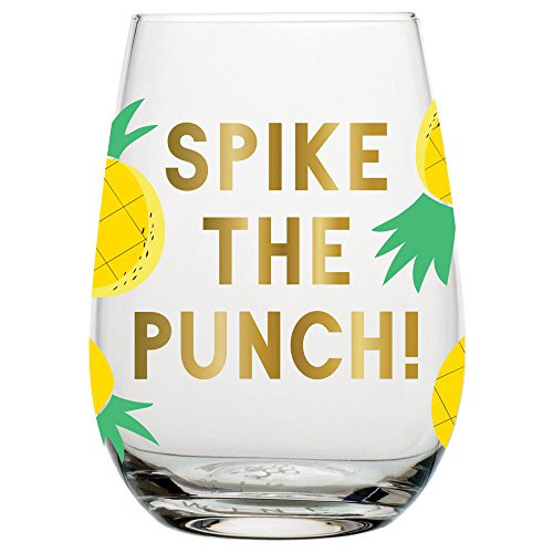 Slant Collections   20oz Stemless Wineglass Spike the Punch