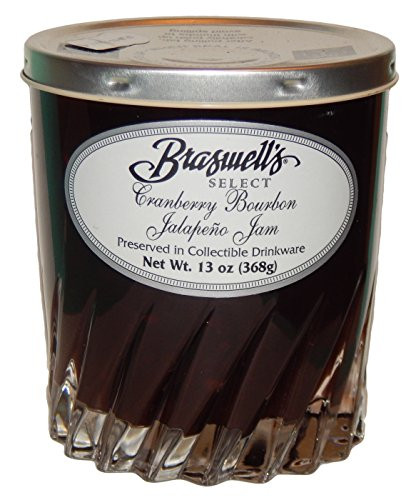 Braswell s Select Jam Preserved in Collectible Drinkware   13 Oz  Cranberry Bourbon Jalapeno  13 Ounce