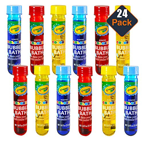 Crayola Bubble Bath for Toddlers ~ 24 Pack Scented Crayola Bubble Bath Tubes  Bath Toys for Toddlers