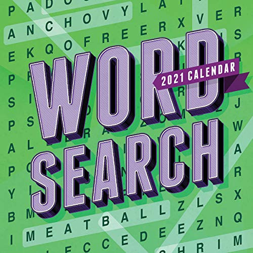 2021 Word Search 5 5 x 5 5  Daily Desktop Calendar