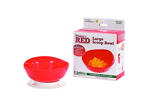 Essential Medical Supply Power of Red Scoop Bowl for Alzheimers and Dementia