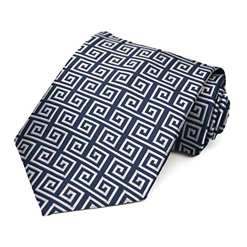 TieMart Greek Key Necktie