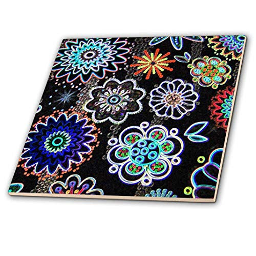 3dRose Whole New World-Ceramic Tile, 12-inch (ct_24029_4), Multicolor