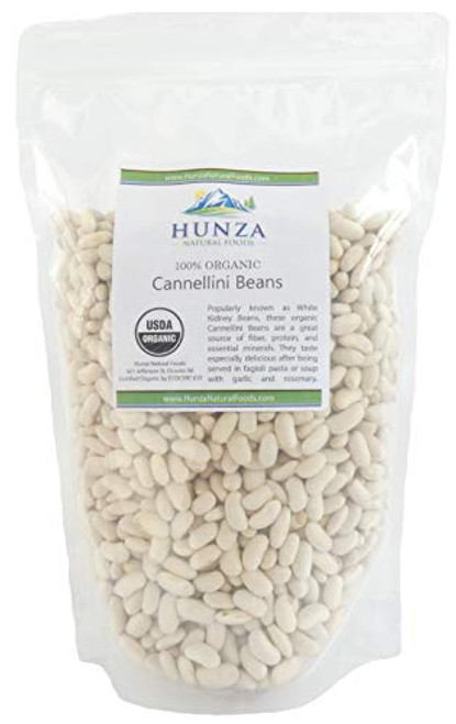 Organic Cannellini Beans   2lbs  Hunza