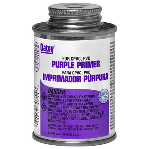 Oatey 30758 Primer  32 Ounce  Purple