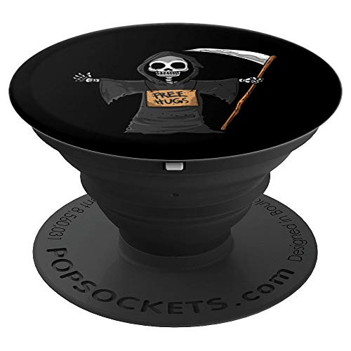 Free Hugs Grim Reaper Halloween Party Cosplay Lazy Costume PopSockets Grip and Stand for Phones and Tablets