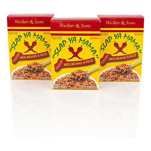 Slap Ya Mama Louisiana Style Red Beans and Rice Dinner Mix  Quick and Easy Cajun Meal  8 Ounce Box  Pack of 3