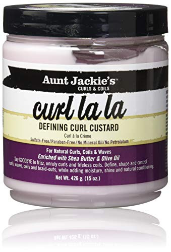 Aunt Jackies Curl La La Defining Curl Custard 15 Ounce Jar (443ml) (3 Pack)
