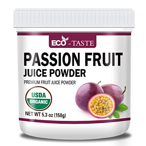 Organic Passion Fruit Powder  Passion Fruit Juice Raw Powder  100 Pure  No Additives  No Fillers  5 3oz 150g