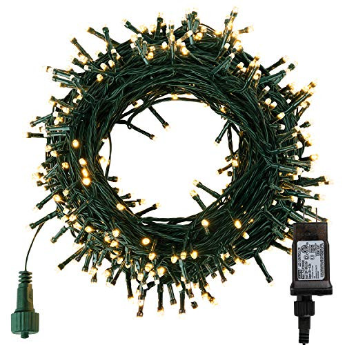Christmas String Lights   66FT 200 LED Twinkle Fairy Lights String with 8 Light Modes for Christmas Trees Garland Wreath Wedding Indoor Outdoor Holiday Decorations   Warm White