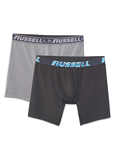 Russell Performance CoolForce Boxer Briefs 2 Pack  Medium 32 34 in