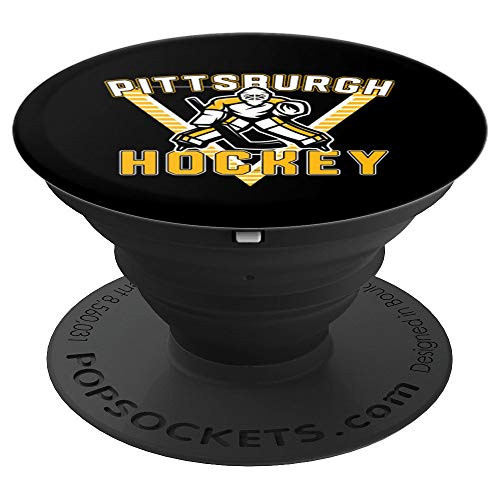 Old School Pittsburgh Hockey Retro 90s PopSockets Grip and Stand for Phones and Tablets Old School Pittsburgh Hockey Retro 90s PopSockets Grip and Stand for Phones and Tablets