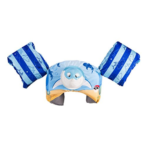 SwimWays Swim Trainer Squirter Life Jacket - USCG Approved - Shark