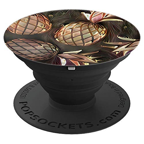 Artistic Pineapple Grip  Oil Paint Pineapple Pattern PopSockets Grip and Stand for Phones and Tablets