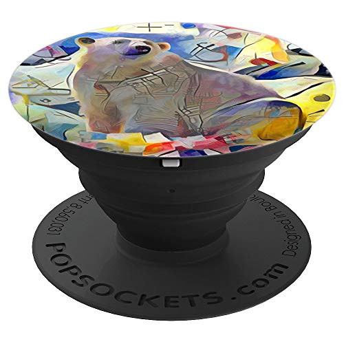 Artistic Polar Bear Grip Kandinsky Paint Style PopSockets Grip and Stand for Phones and Tablets Artistic Polar Bear Grip Kandinsky Paint Style PopSockets Grip and Stand for Phones and Tablets