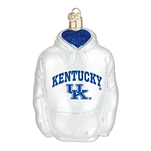 Old World Christmas Kentucky University Wildcats Glass Blown Ornaments for Christmas Tree Hoodie