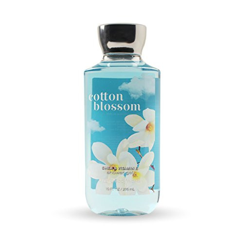 Bath and Body Works Cotton Blossom Shea   Vitamin E Shower Gel 10 Ounce