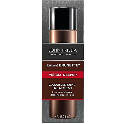 John Frieda Brilliant Brunette Treatment Visibly Deeper 4 Ounce  118ml   2 Pack