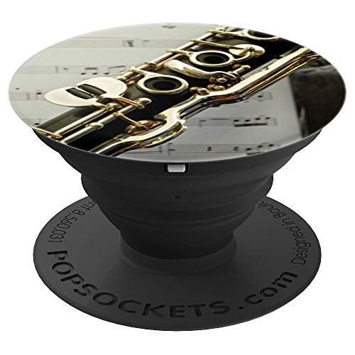 Clarinet Keys Band Musician Gift PopSockets Grip and Stand for Phones and Tablets