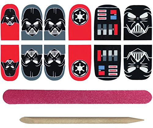 Rubie s Star Wars Darth Vader Nail Stickers  One Size