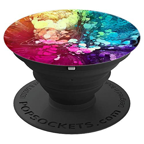 LGBT Rainbow Abstract Art Paint Splatter PopSockets Grip and Stand for Phones and Tablets LGBT Rainbow Abstract Art Paint Splatter PopSockets Grip and Stand for Phones and Tablets