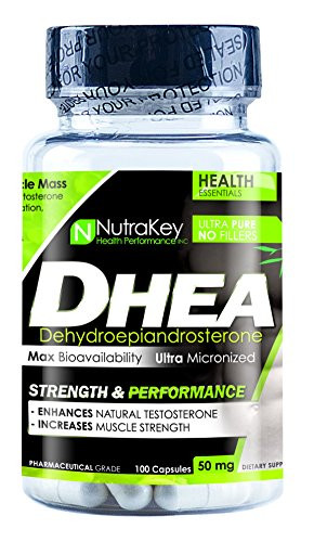 NutraKey Dhea Capsules  50 mg  100 Count