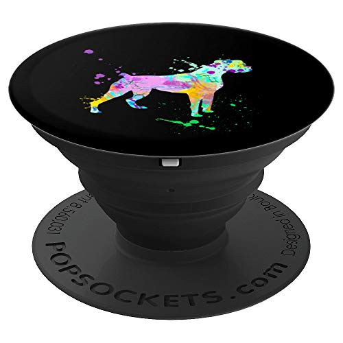 Boxer Dog Breed Paint Splatter Art Pet Lovers Owner Gift PopSockets Grip and Stand for Phones and Tablets