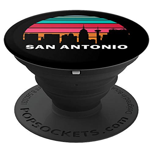 Vintage San Antonio Texas Cityscape Retro Graphic PopSockets Grip and Stand for Phones and Tablets Vintage San Antonio Texas Cityscape Retro Graphic PopSockets Grip and Stand for Phones and Tablets