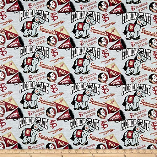 Sykel Enterprises NCAA Florida State Collegiate Mascot Multi Fabric by the Yard Sykel Enterprises NCAA Florida State Collegiate Mascot Multi Fabric by the Yard