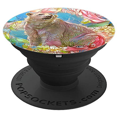 Grip Polar Bear Bear On Colorful Paint Artistic Design PopSockets Grip and Stand for Phones and Tablets Grip Polar Bear Bear On Colorful Paint Artistic Design PopSockets Grip and Stand for Phones and Tablets
