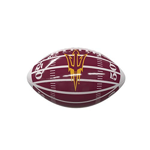 Logo Brands NCAA Arizona State Sun Devils Mini Size Glossy Football  Team Color