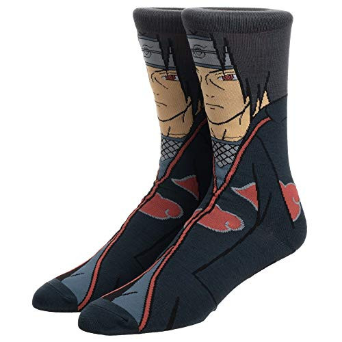 Naruto Itachi 360 Character Crew Socks