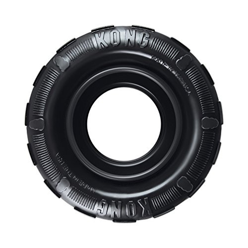 KONG Tires Durable Rubber Chew Toy and Treat Dispenser for Power Chewers for Medium Large Dogs KONG Tires Durable Rubber Chew Toy and Treat Dispenser for Power Chewers for Medium Large Dogs
