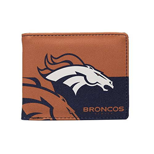 Little Earth NFL Denver Broncos Bi fold Wallet  Navy